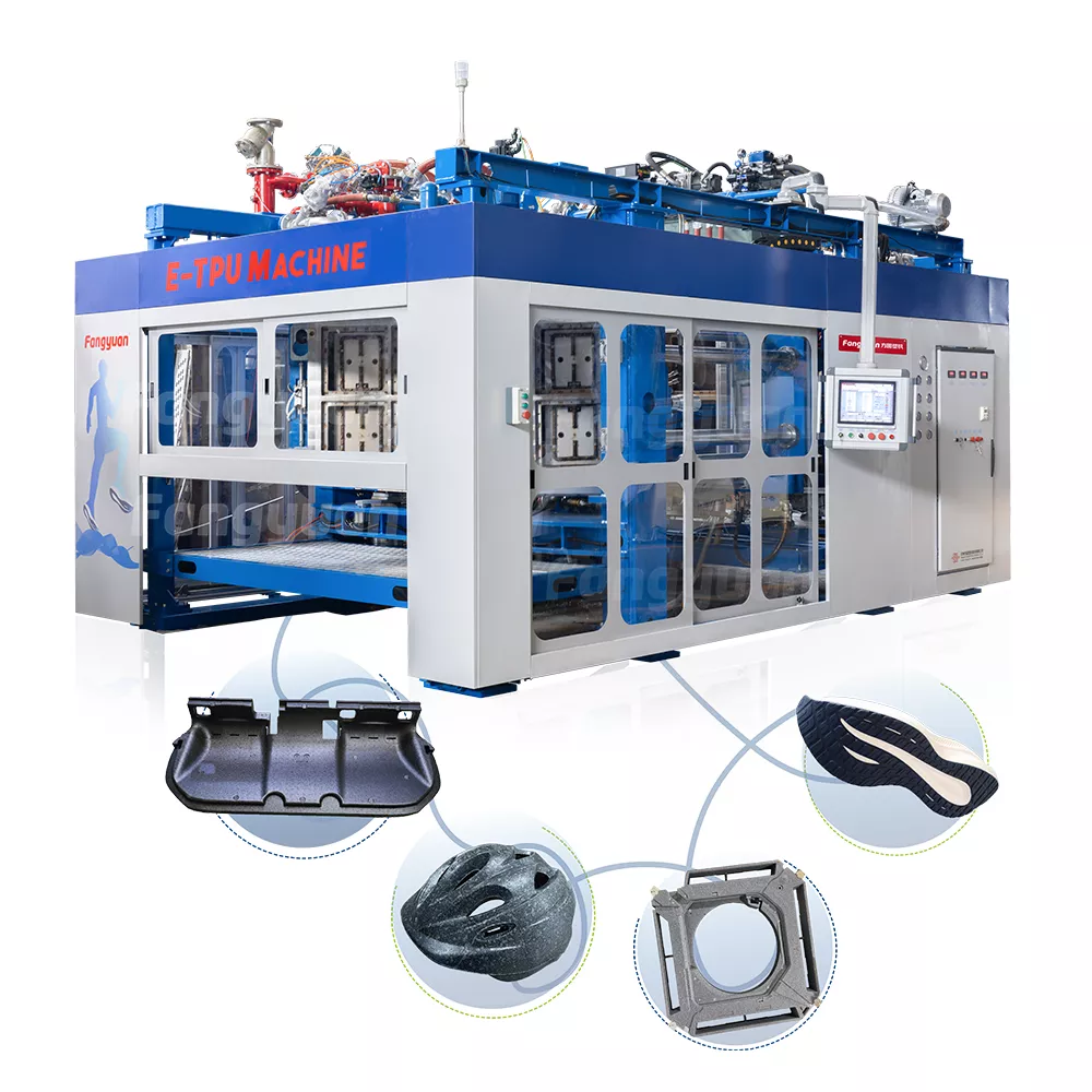 High-Efficiency ETPU Machine for Precision Popcorn Sole Molding